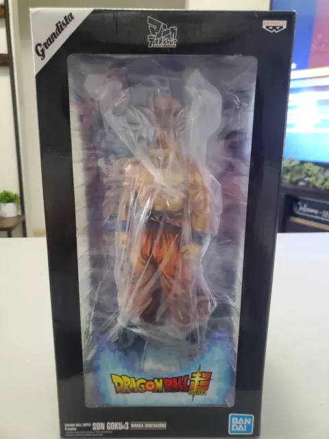 Banpresto Dragonball S Grandista Goku Ultra Instinct Manga Dimensions Figure 2D