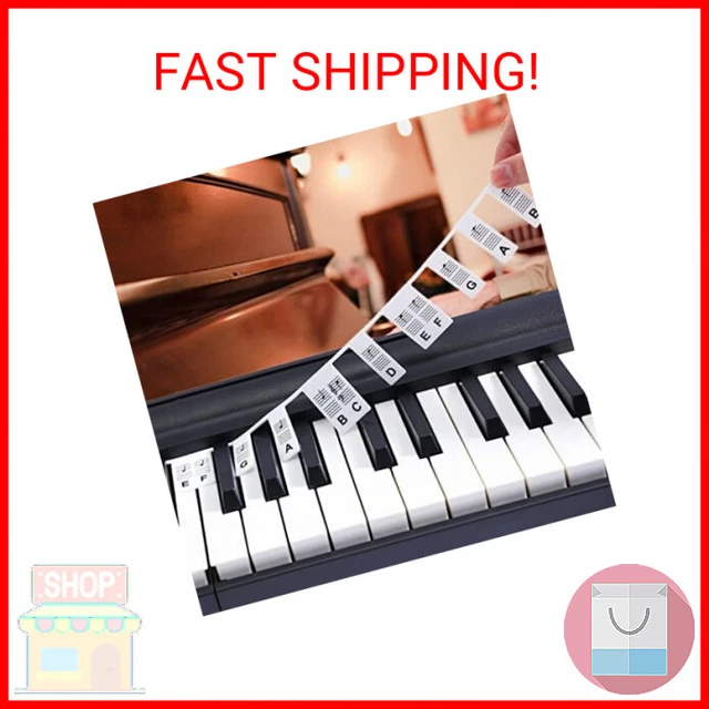 BEGINNER PIANO KEY Notes Guide Removable Silicone Keyboard Note