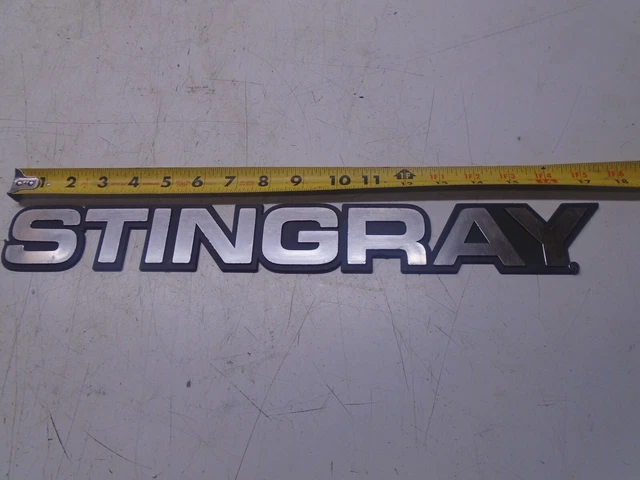 W5 Stingray boat Emblem Vintage