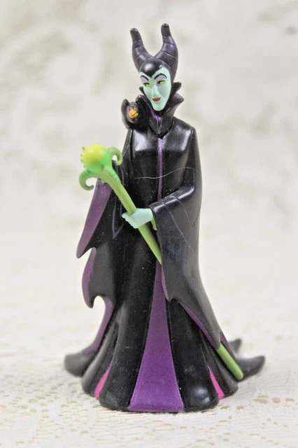 Sleeping Beauty Maleficent Witch Human 3.5" Cake Topper PVC Figure Disney
