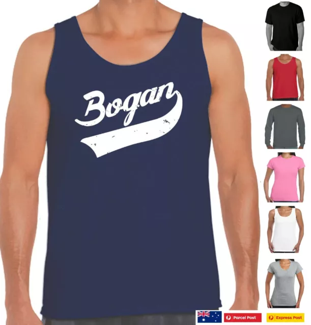Funny T-Shirts Bogan t shirt Straya Aussie Australian tshirt ladies mens singlet