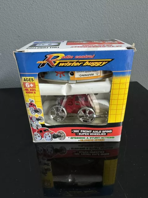 Radio Control Mini Twister Buggy Car Rechargeable Spin Stunts Action New In Box