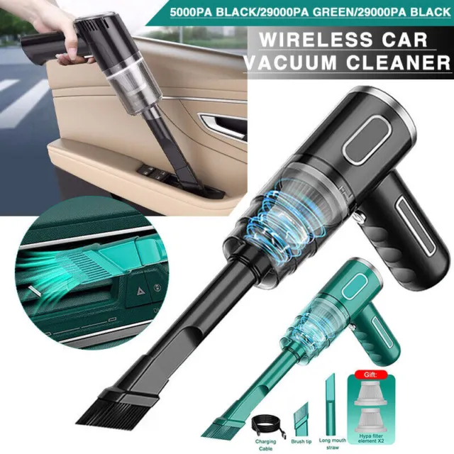 29000PA Staubsauger Mini Powerful Kabellos Wet & Dry Car Handheld Home Auto H