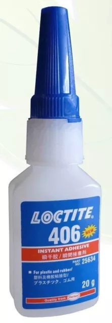 LOCTITE® 406 20g (25ml) Fast Curing Instant Adhesive Industrial Super Glue