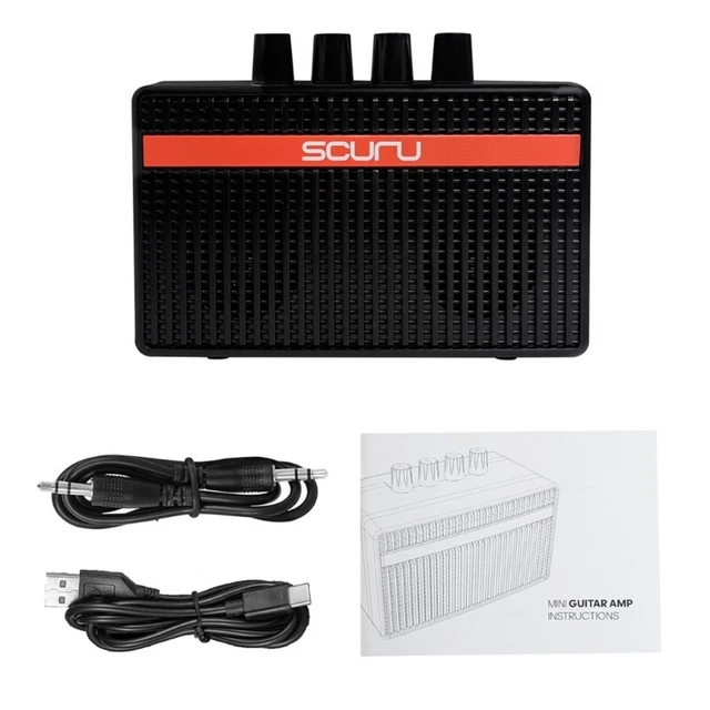 Guitar Amplifier Small Mini Practice Headphone Guitar Amp for Daily Practice