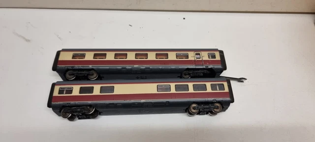 Lot De 2 Voitures Voyageurs 4 Axes Roco DB - état Comme Neuf - Réf 24213/7