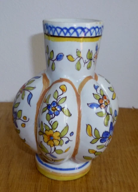 Vase En Porcelaine Vintage Lubiana - Motifs Floraux Tulipes, Décoration De Table