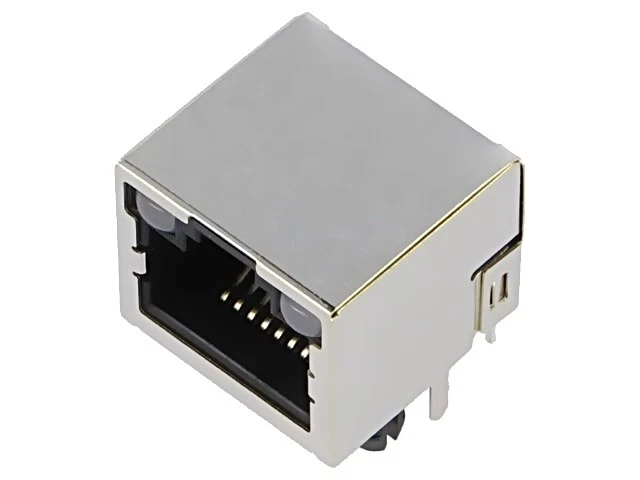 2X MTJ-88ARX1-FSM-LP CONNECTOR: RJ45 Female PIN: 8 Shielded, with LED ...
