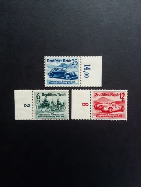 Deutsches Reich Mi-Nr. 686-688 Postfrisch(Mint) Mit Rand Automobil-Ausstellung B