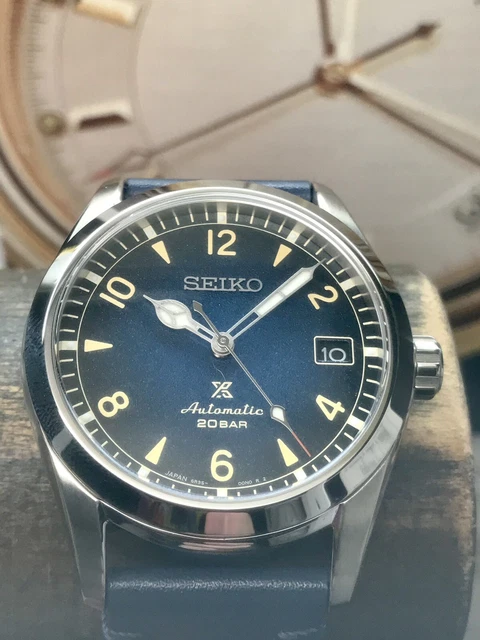 SEIKO PROSPEX ALPINIST Blue SPB157 38mm Japan Automatic 70 Hour Power  Reserve £ - PicClick UK