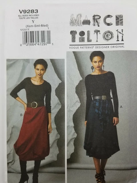 Vogue 9283 V9283 Pattern Misses Skirt Sizes X Small, Small , Medium New