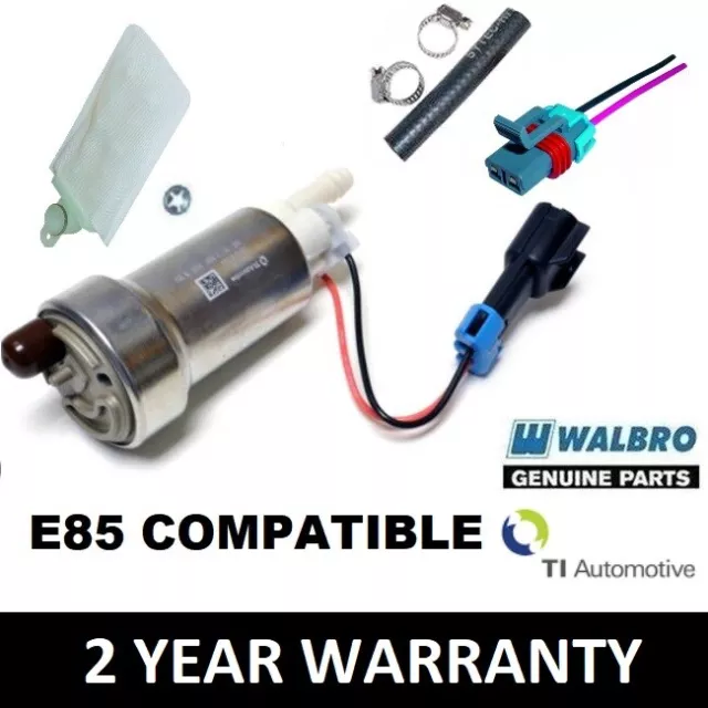 Nuevo Walbro En Tanque 455Lph Bomba De Combustible E85 Compatible Con Kit De Montaje Walbro Genuino