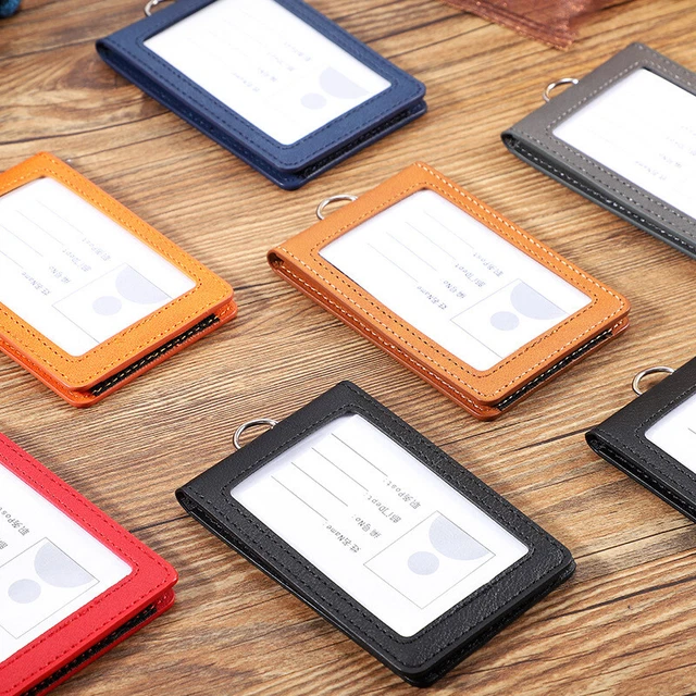 ID Holder Protector Case Retractable Lanyards Card Cover Name Badges Neck Strap