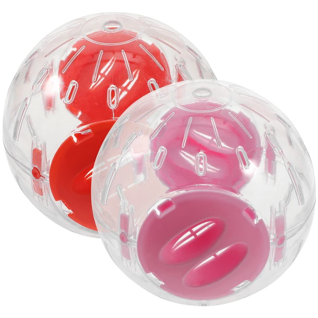 2 PCS SMALL Hamster Sports Ball Pp Mice Jogging Toy Balls for