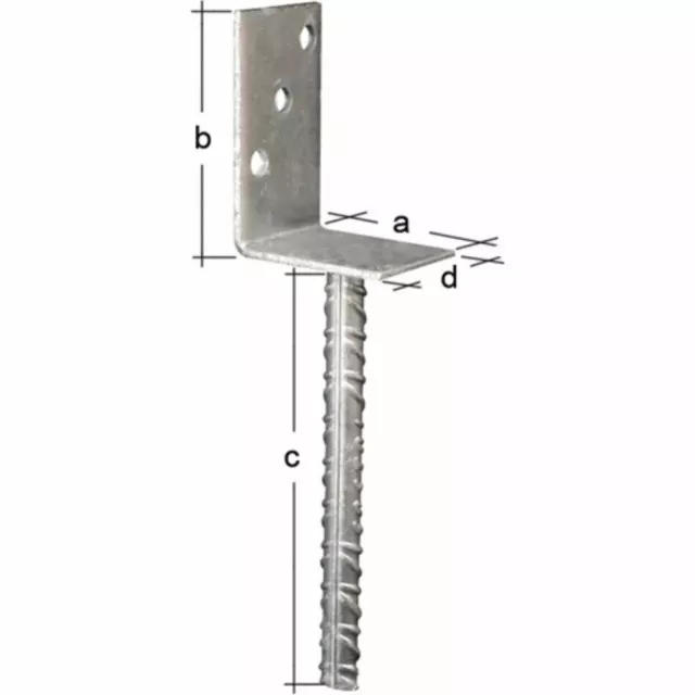 G.Alberts L-PFOSTENTRÄGER ETA-10/0210 80x100x200x60mm Tzn Gah