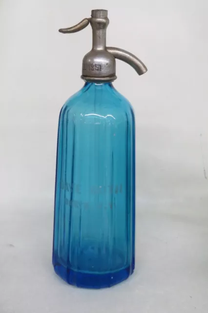 Blue Dave Roth Seltzer Bottle Brooklyn NY  4009B