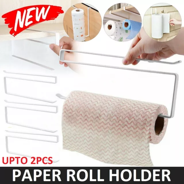 Toilet Paper Roll Holder Mounted Rustproof Bathroom Wall Storage Towel Holder