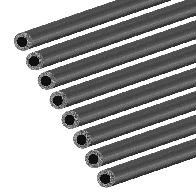 8pcs Carbon Fiber Round Tube 4mm x 2mm x 420mm for RC Airplane Quadcopter