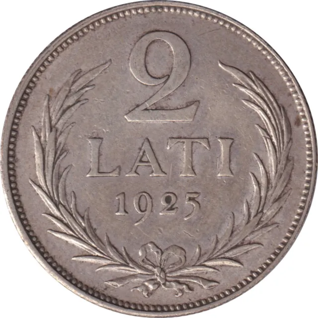 Latvia - 2 lati - Armoiries -  1925 - No586