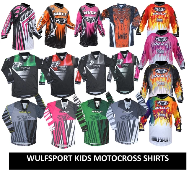 Wulfsport Aztec Cub Race Shirts (Pink) The Visor - View #11