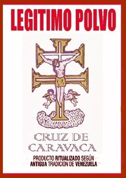Cruz de Caravaca Polvos Esotéricos, Cross of Caravaca Sachet Powder. 8 gr.