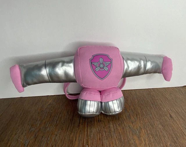 BUILD A BEAR Workshop Nickelodeon Paw Patrol Skye Jet Pack Pink Plush
