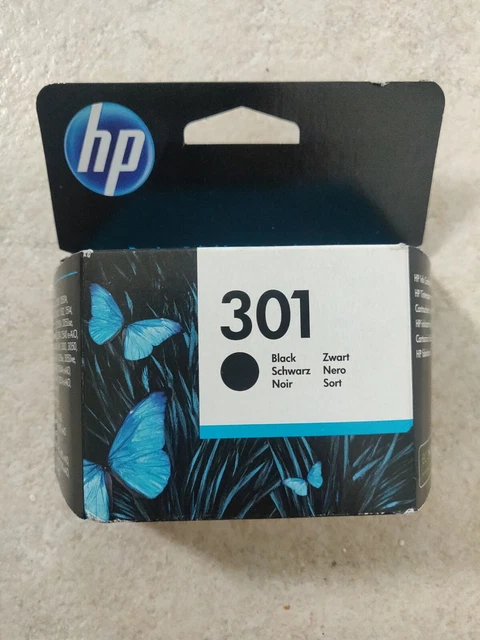 BNIB Original HP 301  Black  Ink Cartridges For DeskJet 1010 Printer unopened