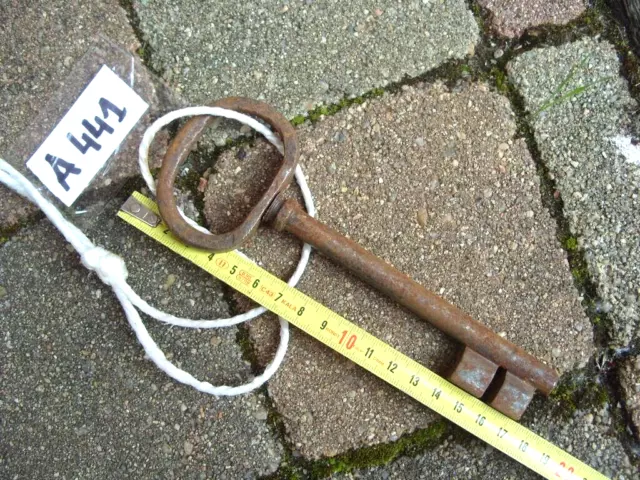 Lot A441 Grande Cle Clef Ancienne De Porte Serrure De 18 Cm