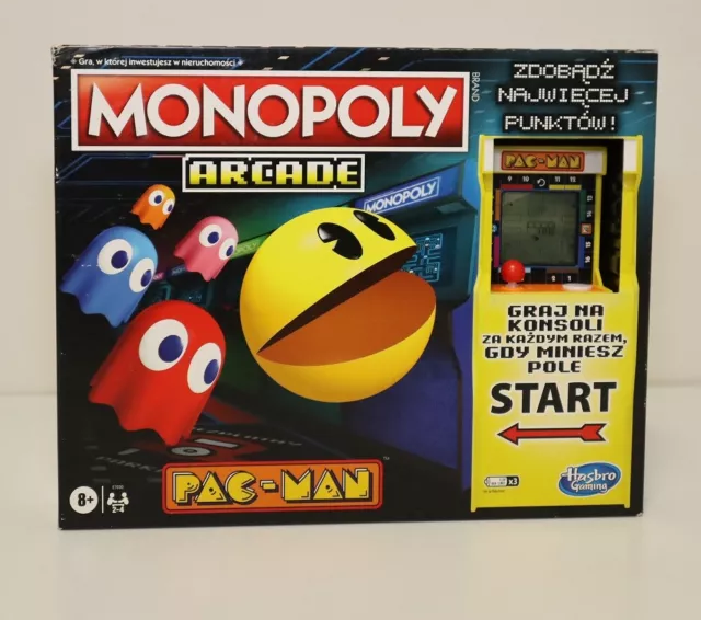 Monopoly Arcade Pacman - Jeu de Societe - Jeu de Plateau - Version