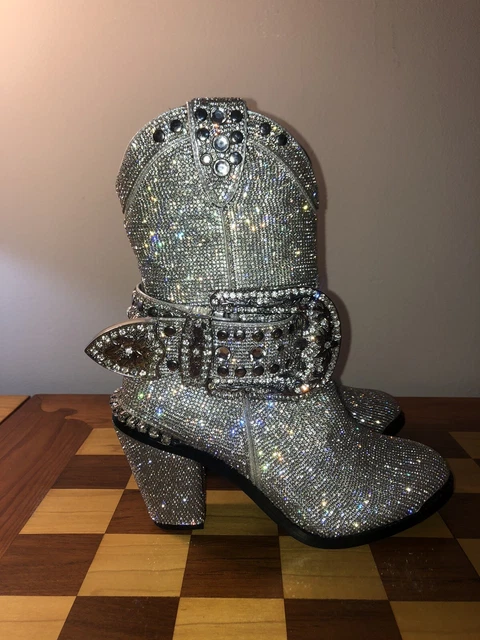 Icy sheriff shine cowboy boots hotsell