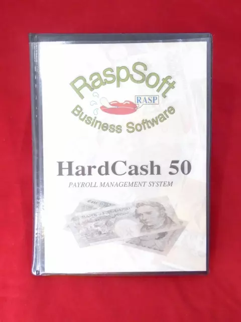 Hard Cash 50 Payroll System software 3.5" disc & manual for Acorn by RaspSoft