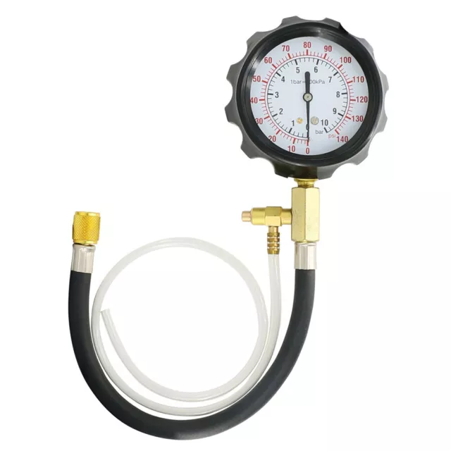 Auto Benzin Öldruckmesser Öldruckprüfer Öldrucktester Kraftstoffpumpe Manometer 3