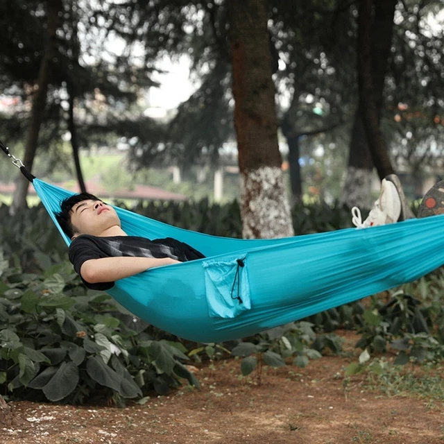 Outdoor Portable Camping Hammock Hanging Swing Chair Beach Swing Bed