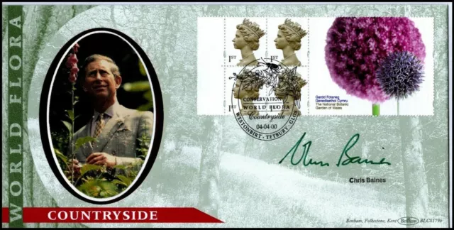 GB 2000 Countryside FDC Westonbirt SHS Signed Chris Baines Benham BLCS179b