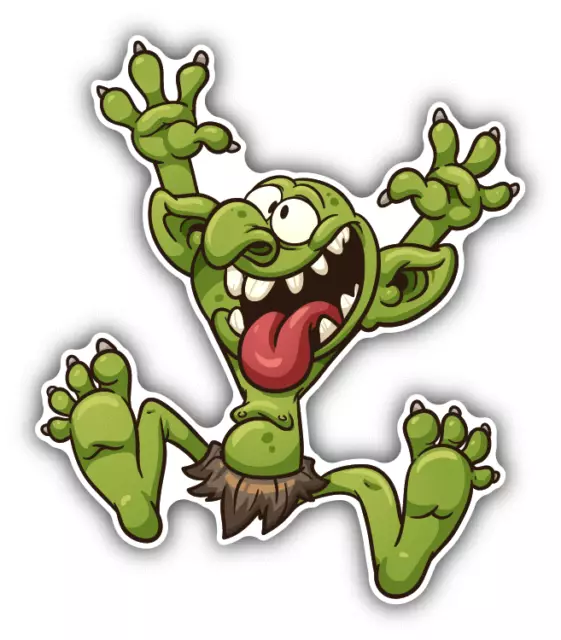 Internet Troll Face Trollface Trolling Car Bumper Vinyl Sticker Decal 5X4