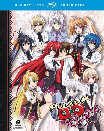 High School DxD: Episodes 1-12 + Extras Dvd 2013 4-Disc Set 704400091667