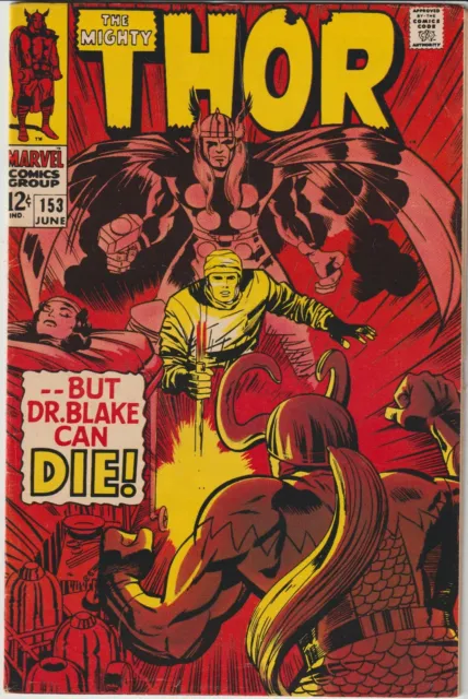 Mighty Thor #153 -  VF 8.0 - One Owner - June 1968 - See Scans