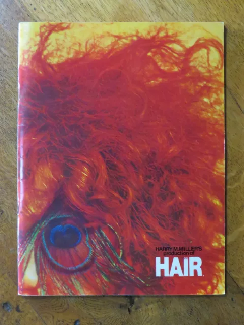 Hair the Musical - original 1971 program, Metro Theatre Melbourne, Marcia Hines