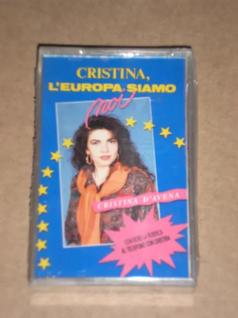 Cristina D'avena - L'europa Siamo Noi - Musicassetta Mc Sigillata (Sealed)