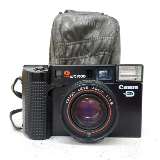 フィルムカメラ Canon AF 35 ML QUARTZ DATE F0730-15ID p 中古】Canon キヤノン AF35ML コンパクトフィルムカメラ | 中古