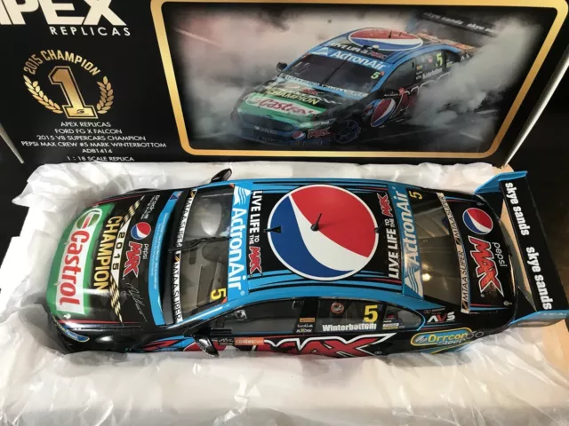 diecast vehicles 1 18 Ford Falcon Mark Winterbottom 2015 Championship Winner