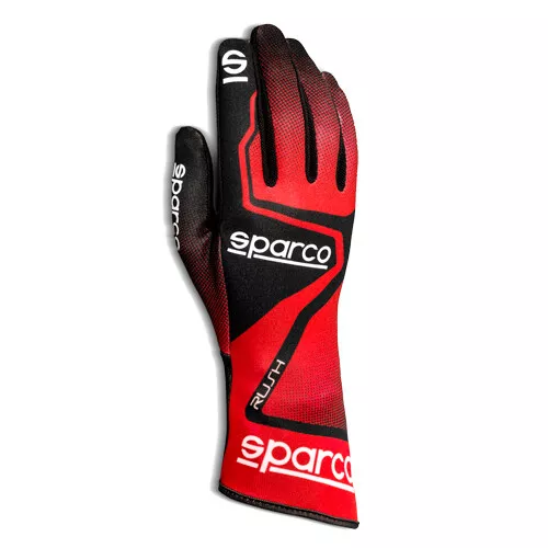 Sparco Rush Gr.11 Noir Rouge Karting Gants de Karting Gant