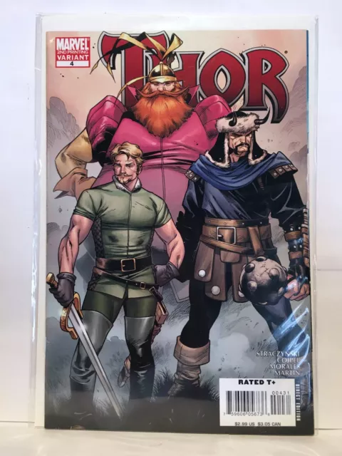 Thor #4 (2007) Variant Cover VF/NM 2nd Print Marvel Comics