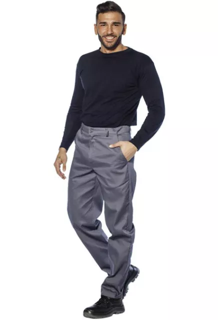 pantalone uomo estivi Paladino 100% cotone vita alta taglio jeans leggeri
