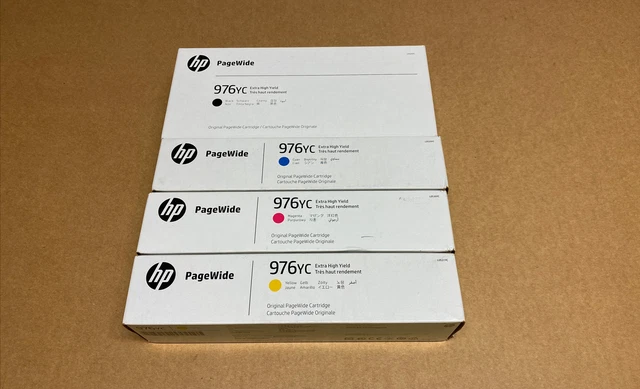 HP GENUINE 976 YC HP976YC BK/C/Y/M(x2)Ink PageWide P57750
