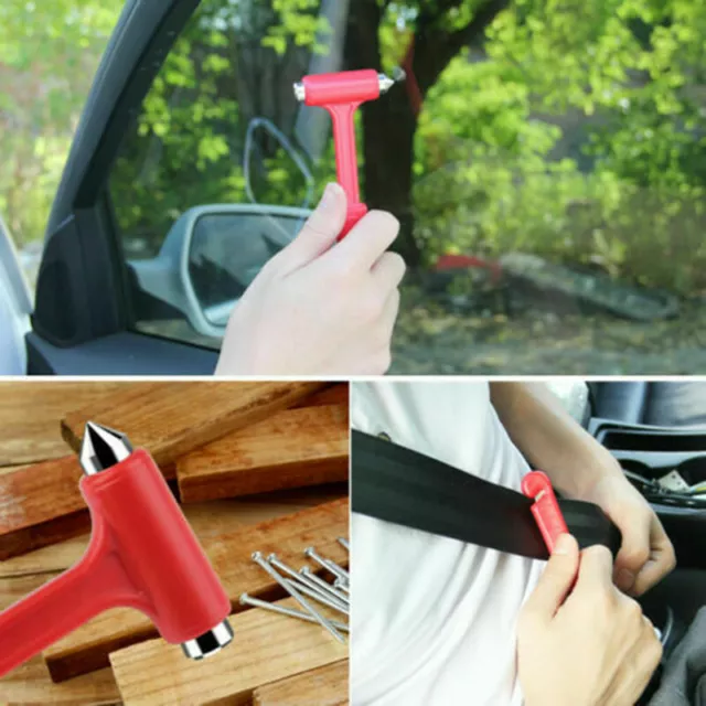 Mini Car Safety Hammer Car Seat Belt Cutter Window Glass Breaker Car Rescue Tool