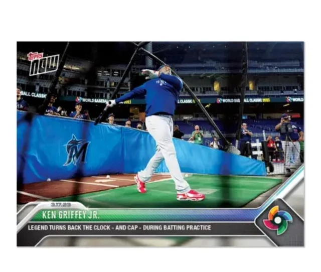 KEN GRIFFEY JR. 2023 World Baseball Classic TOPPS NOW Card 57 Team