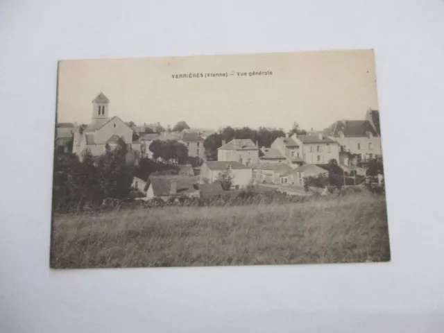 Cpa Vienne 86 Verrieres Vue Generale