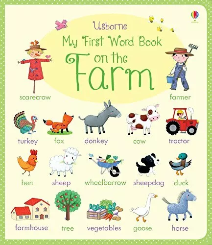 My First Word Book on the Farm (My First Word Books) By Felicity Brooks,Rosalin