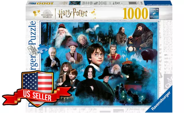 NEW SEALED Ravensburger 17128 Harry Potters Magic World 1000 Pc Puzzle US SELLER